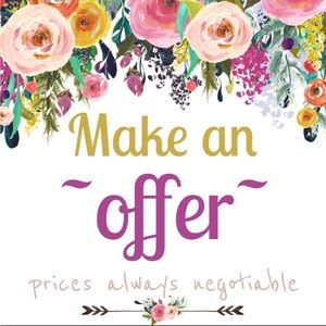 •MAKE AN OFFER•DONT LIKE PRICE BUT 💕LOVE ITEM.Reasonable offers always welcome